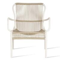 Loop Lounge Chair - Beige / Stone White