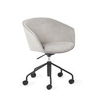Pitch Meeting Chair, Velvet Gray