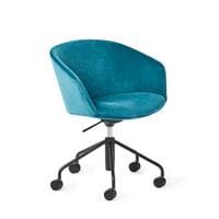 Pitch Meeting Chair, Velvet Teal