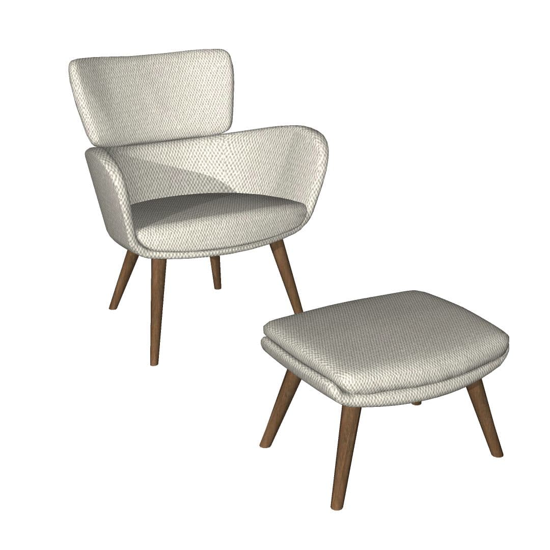Iris Lounge Chair & Ottoman