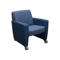 ToDo Two-Tone Used Mobile Lounge Chair, Blue Jay and Blue Night