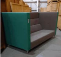Booth Section - Green and Grey