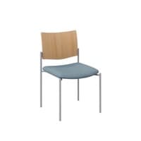 Evolve Chair Armless, Wood Back
