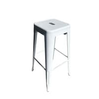 Industrial Metal Bar Stool, No Back