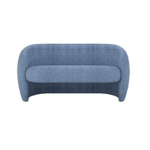 Blue 2-Seater Sofa