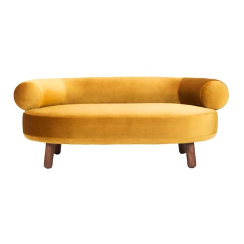 Mustard 2-Seater Sofa