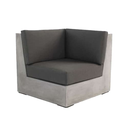 Box Concrete Corner Chair