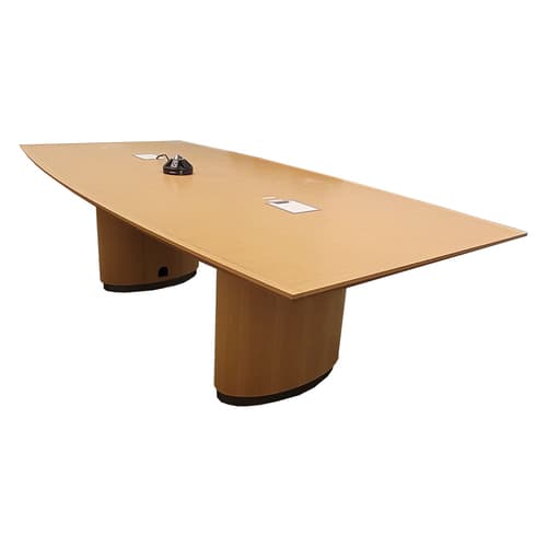 8' Boat-Shaped Conference Table