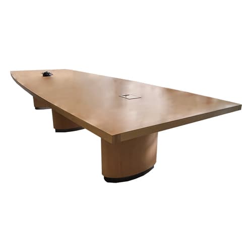14' Boat-Shaped Conference Table