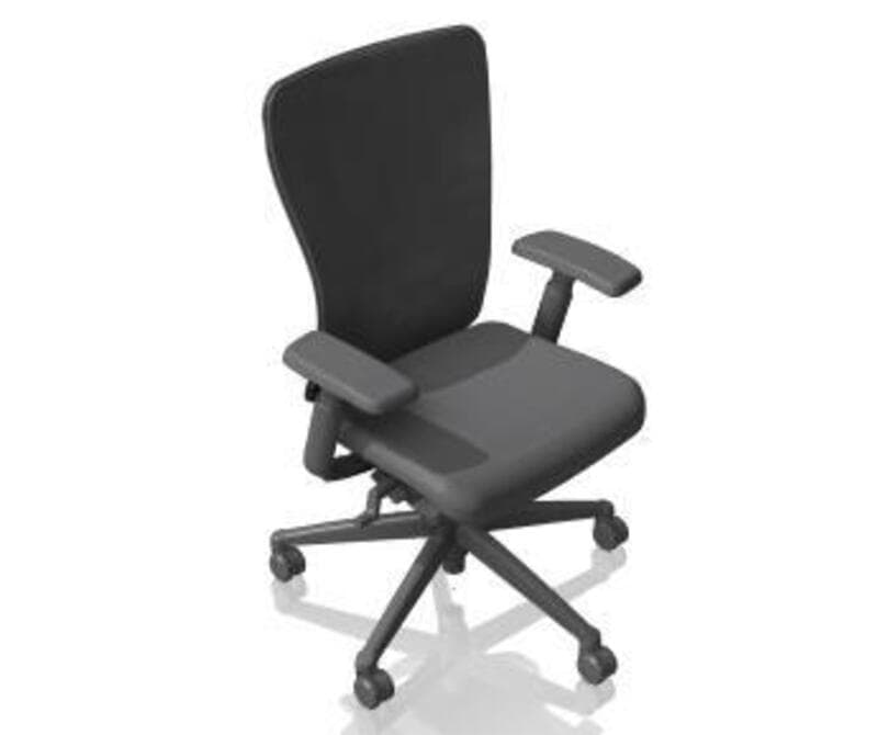 Zody Chair-Ht Adj Seat, Ht Adj Arms, Tilt Tension Control