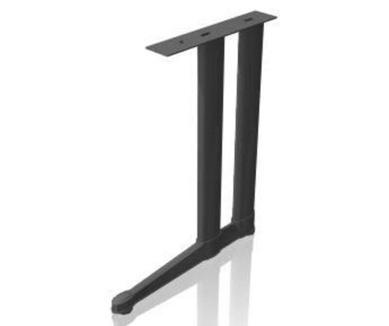 Double Post Leg with Casters 36W x 28"H