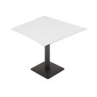 Custom Rectangle Glass Table w/ Square Base