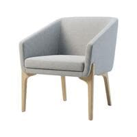 Carolina Elani Armchair an OFS Company (Gray/Maple)