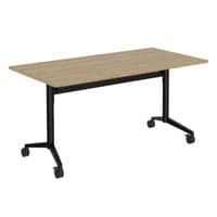 Flip Top Training Table With Casters