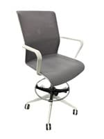Allermuir Task Stool (Grey/Chrome)