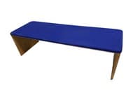 Bernhardt Wooden Bench (Blue)