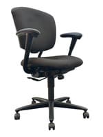 Haworth Improv H.E Task Chair (Brown Black Speckled/Black)