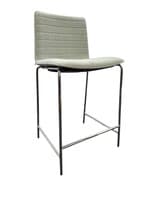 Andreu World Flex Counter Stool BQ1309 (Water Blue/Chrome)