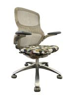 Knoll Generation Task Chair (Hexagon Pattern/Chrome)
