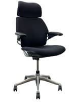 Humanscale Freedom Task Chair with Headrest (Black/Chrome)