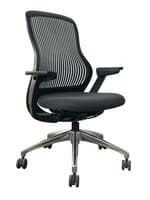 Pre-Owned Knoll Regeneration Chair (Black/Storm/Chrome)
