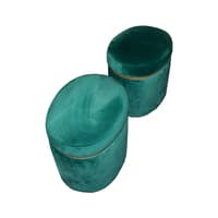Velvet Ottoman