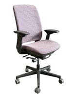 Steelcase Amia Task Chair (Purple Floral Pattern/Black)
