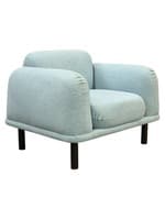 AIS Soft Lounge Club Chair (Smoke Blue)