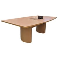 7' Boat-Shaped Conference Table