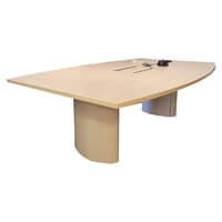 7.5' Boat-Shaped Conference Table