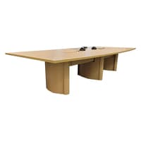 12' Boat-Shaped Conference Table