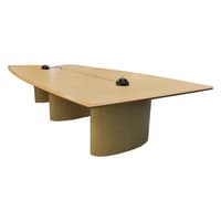12' Boat-Shaped Conference Table