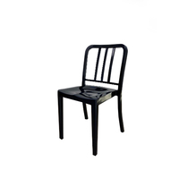 HERITAGE STACKING CHAIR - BLACK